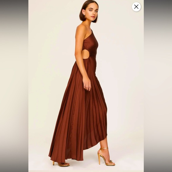 ALC Delfina Pleated  Maxi Dress - Picture 5 of 13